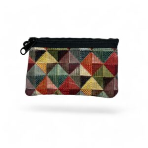 Imagen Cartera Origen Triángulos Multicolor