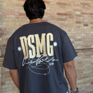 Camiseta DSMG Vibes | Oversize Gris