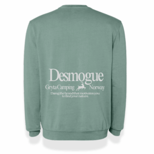 Sudadera Gryta Camping | Verde Agua