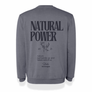 Sudadera Natural Power | Azul
