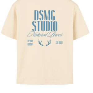 Camiseta DSMG Studio | Oversize Crema